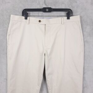 Brooks Brothers Pants Chinos Milano Mens 38X32  Beige Preppy Light Weight